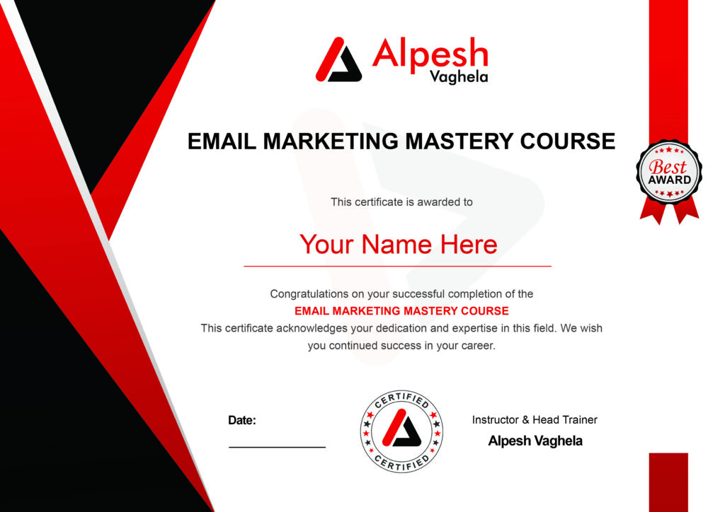 Email Marketing Mastery Course