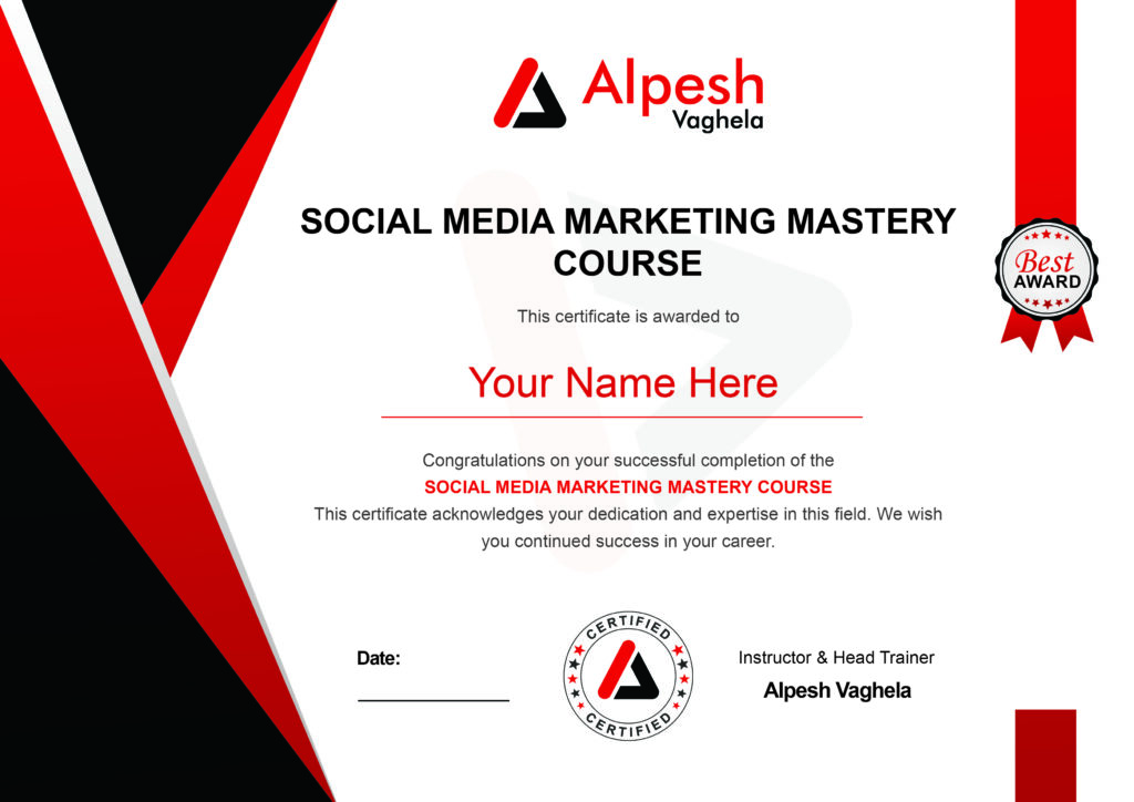 Social Media Marketing Mastery Course